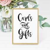 Kaarten en Geschenken Zwart Handgeschreven Script 