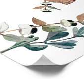 Kaarten en Gifts Boho Gender Neutral Twins Poster (Hoek)