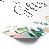 Kaarten en Gifts Garden Bloom Rozen Floral Sign Poster (Hoek)