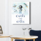 Kaarten en Gifts Space Astronaut Boy-raketten Poster