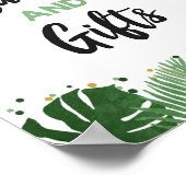 Kaarten en Gifts Tropical Safari Boy Birthday Sign Poster (Hoek)