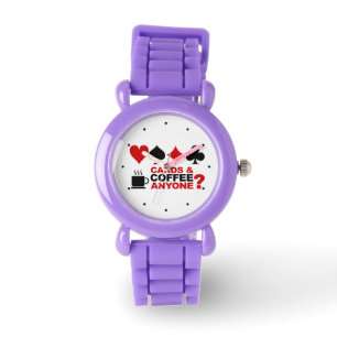 Kaarten en koffiehorloges horloge
