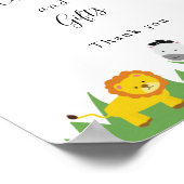 Kaarten en Oerwouden van Baby showers van  met sch Poster (Hoek)