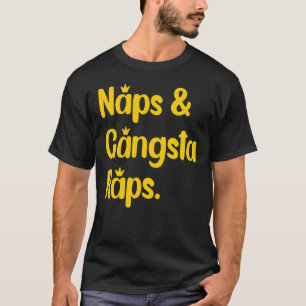 Kaarten en Rap van Gangsta die Rap aftappen T-shirt