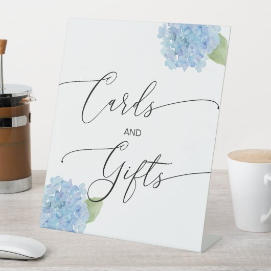 Kaarten en schenkingen Hydrangea Pedestal Sign Reclamebord Met Voetstuk (Insitu)