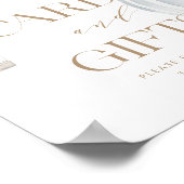 Kaarten en schitterende blauwe luchtballonbordjes poster (Hoek)