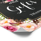 Kaarten en twitteraars van de Rustic Burlap Poster (Hoek)