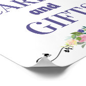 Kaarten en Waterverf van Gifts Roze en Floral Poster (Hoek)