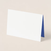 Kaarten | Folie. Mat. Blauw. Gemaakt in de VS.
