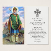 Kaarten gebeden | Beloved St Patrick Visitekaartje (Voorkant /achterkant)