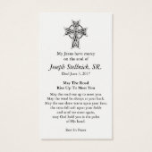 Kaarten gebeden | Beloved St Patrick Visitekaartje (Achterkant)