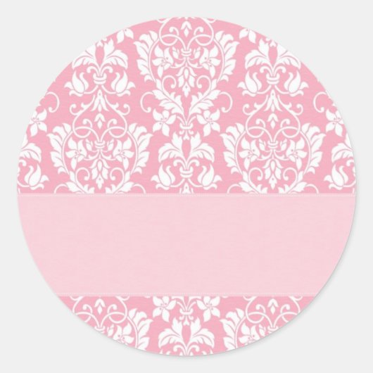  Kaarten  geïnspireerde Damasgrens Ronde Sticker (Voorkant)