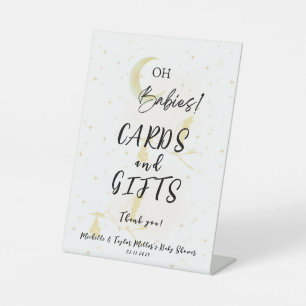 Kaarten & Geschenken Baby shower voetstuk teken Reclamebord Met Voetstuk