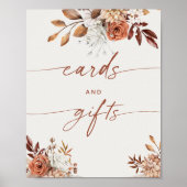 Kaarten & Geschenken Boho Vrijgezellenfeest Terrac Poster (Voorkant)