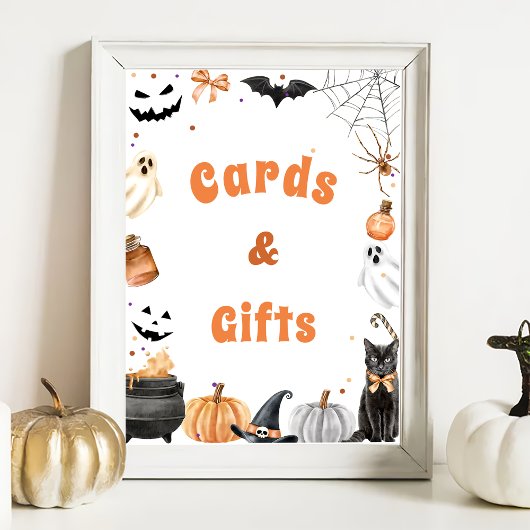 " Kaarten & Geschenken " Boo Schattige Ghost Baby  Poster