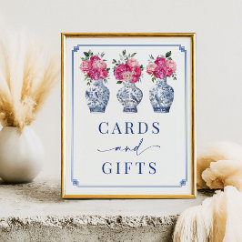 Kaarten & Geschenken Chinoiserie Vrijgezellenfeest Poster