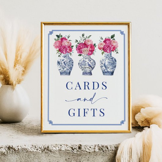 Kaarten & Geschenken Chinoiserie Vrijgezellenfeest Poster