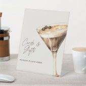 Kaarten & Geschenken Espresso Martini Vrijgezellen Reclamebord Met Voetstuk (Insitu)