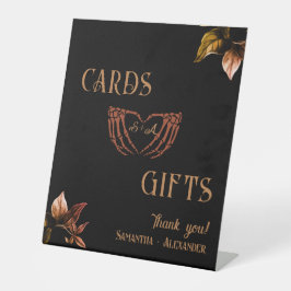 Kaarten Geschenken Gotisch Hart Whimsigoth Koperbr Reclamebord Met Voetstuk