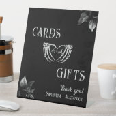 Kaarten & Geschenken Gotisch Hart Whimsigoth Weddi Reclamebord Met Voetstuk (Insitu)
