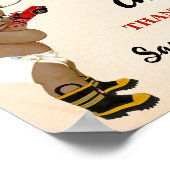 Kaarten & Geschenken Little AA Brandweerman Baby s Poster (Hoek)