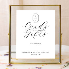 Kaarten & Geschenken Minimaal Elegaant Script Gast Poster