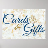 "Kaarten & geschenken" - Real Prince Event Signage Poster (Voorkant)