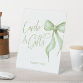 Kaarten & geschenken Sage Waterverf Bow Reclamebord Met Voetstuk (Insitu)