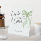 Kaarten & geschenken Sage Waterverf Bow Reclamebord Met Voetstuk (Insitu)