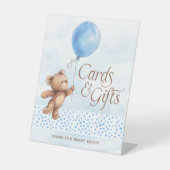 Kaarten & Geschenken Teddy Bear Baby shower Reclamebord Met Voetstuk (Voorkant)