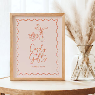 Kaarten & geschenken tekenen met grillige illustra poster