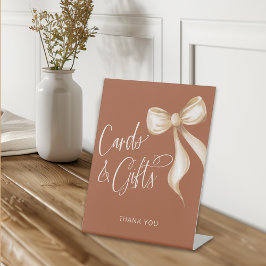 Kaarten & Geschenken Terracotta Zandboog Reclamebord Met Voetstuk