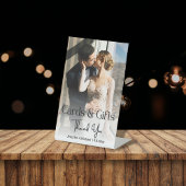 Kaarten & Geschenken Trouwfoto Dank u Reclamebord Met Voetstuk