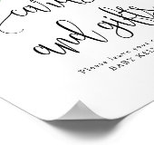 Kaarten + Geschenken Waterverf Bloem Bloei Persoon Poster (Hoek)