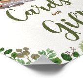 Kaarten & Gifts Woodland Forest Baby shower Party Poster (Hoek)