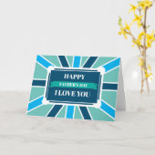 Kaarten - Happy Vaderdag (Gele Bloem)