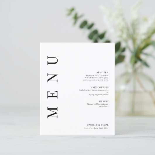 Kaarten in het menu Blindenlijst van de Elegant 5x (Staand voorkant)