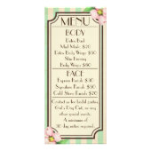 Kaarten in het menu  Floral & Stripes (Voorkant)