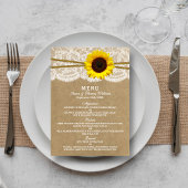Kaarten in het menu Kraft, Lace & Sunflower Collec