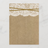 Kaarten in het menu Kraft, Lace & Sunflower Collec (Achterkant)