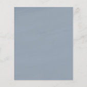 Kaarten in het menu Stustblauw Blush Pink Floral W (Achterkant)