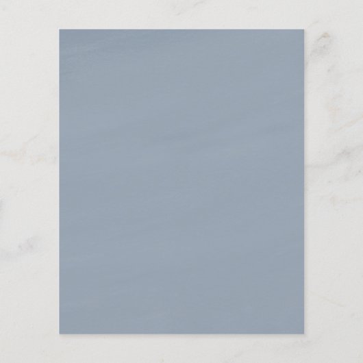 Kaarten in het menu Stustblauw Blush Pink Floral W (Achterkant)