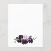 Kaarten in het Paarse grijze zilveren Waterverf-we (Achterkant)