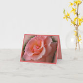 Kaarten in het wild Roos Flowers Custom Wenskaart (Gele Bloem)