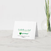 Kaarten met blanco bedankje (Achterkant)