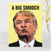 KAARTEN MET DONALD TRUMP KUS VOOR ELKE GELEGENHEID (Gele Bloem)