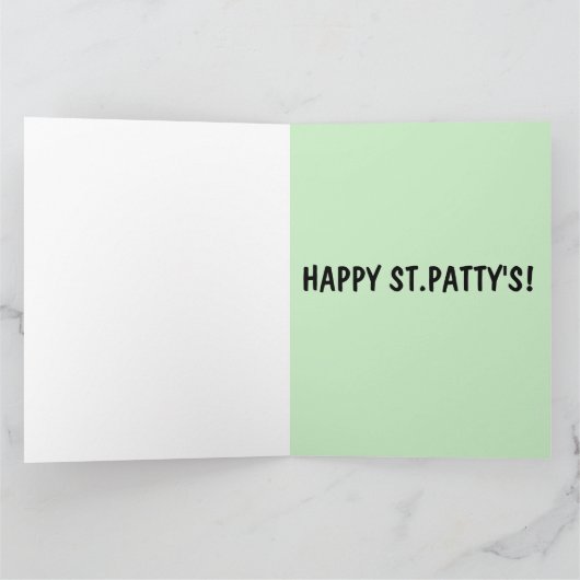 KAARTEN MET DONALD TRUMP OP ST.PATRICKS DAG OVERGR (Binnen)