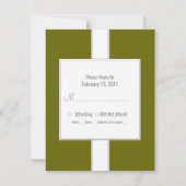 Kaarten met een Bar of bat Mitzvah Reply RSVP Kaartje (Achterkant)