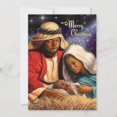 Kaarten met een paarse kerstviering (Voorkant)