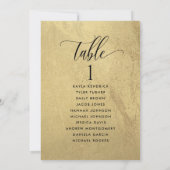 Kaarten met het Gold- en zwarte-zitplan met gastna (Achterkant)